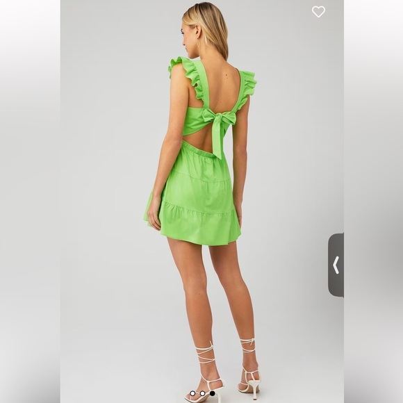 Show me your mumu lovely mini dress Ruffle Sleeve Dress - Picture 3 of 12